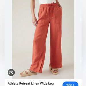 Athleta Retreat Linen Pant